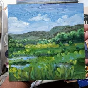 Original Landscape Nature Oil Painting